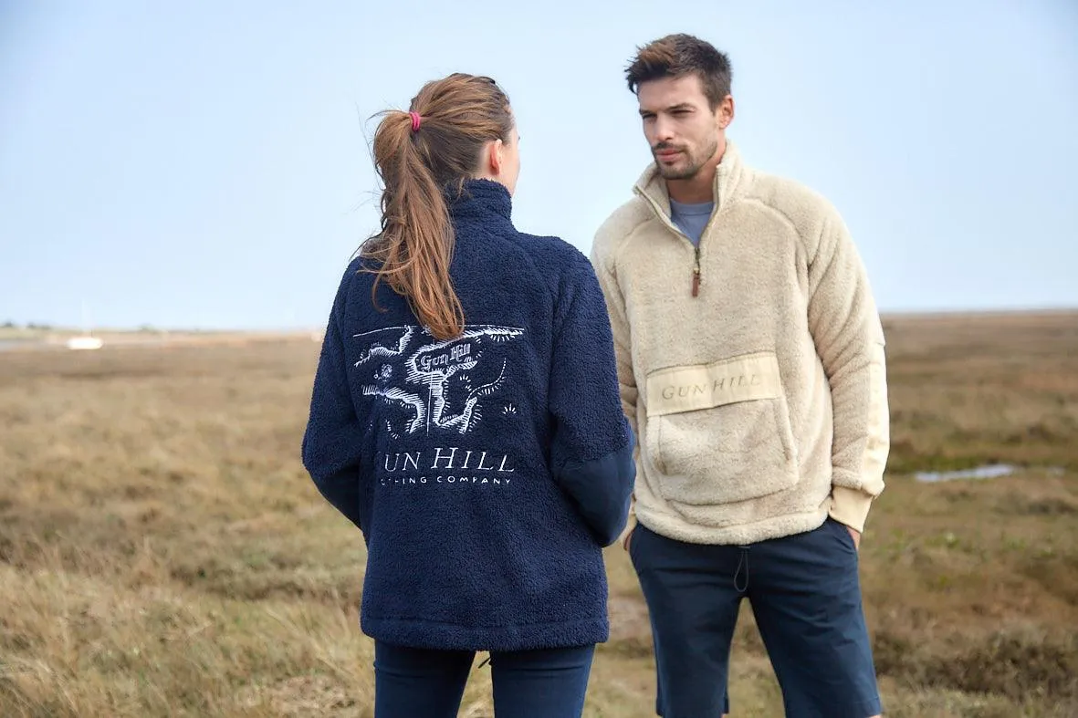 Gun Hill Luxury Tidal Fleece Navy Sand