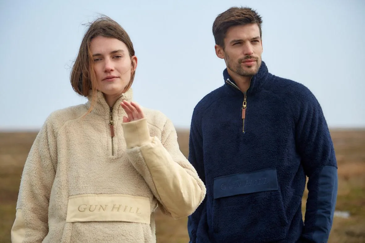 Gun Hill Luxury Tidal Fleece Navy Sand