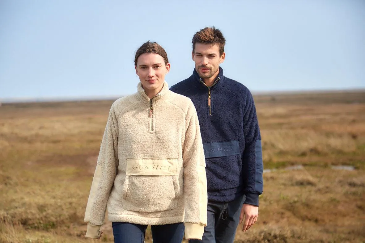 Gun Hill Luxury Tidal Fleece Navy Sand