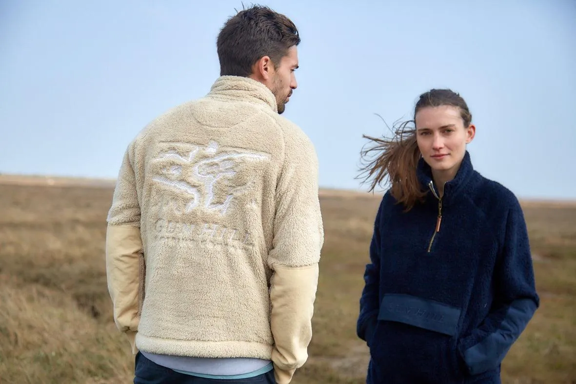 Gun Hill Luxury Tidal Fleece Navy Sand