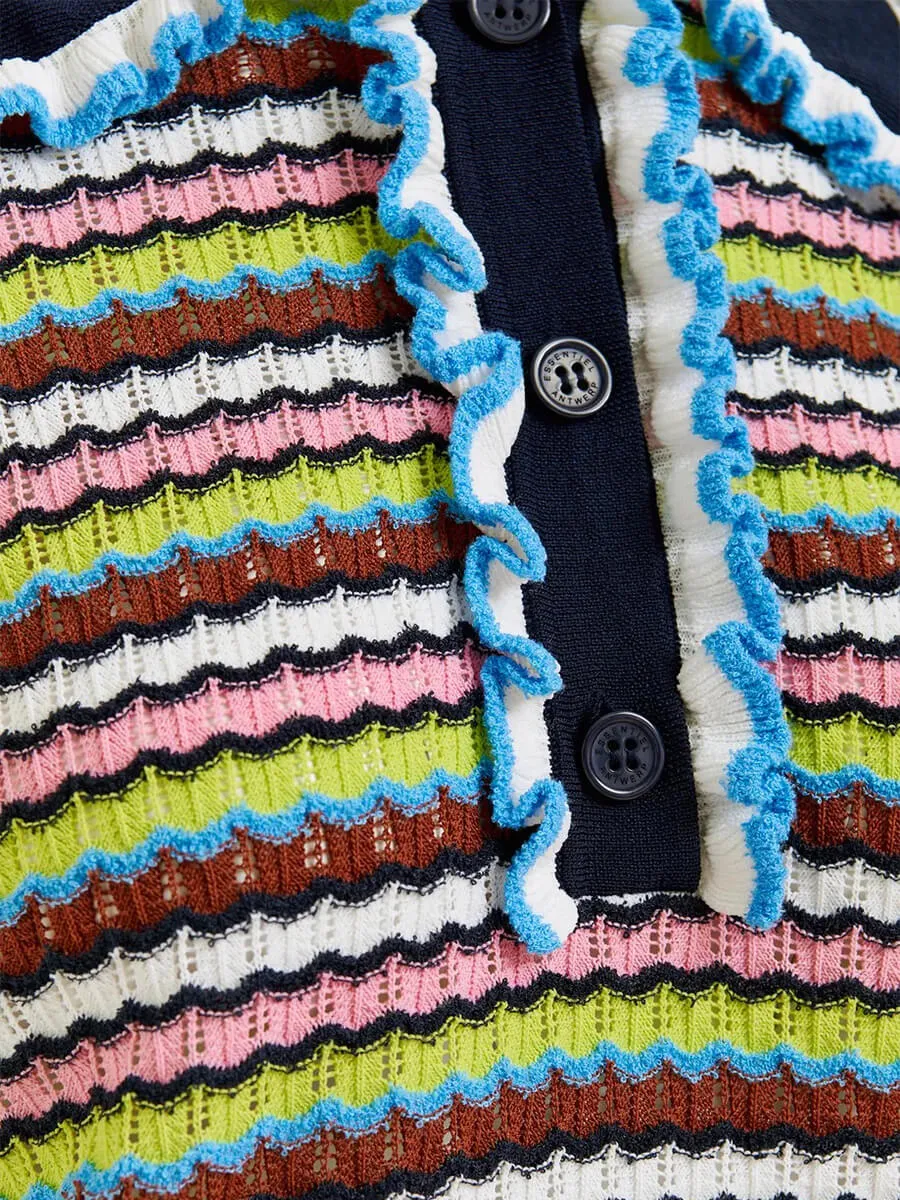 Haximum Polo - Dark blue/Pink/White
