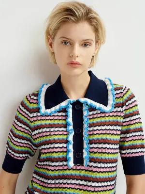 Haximum Polo - Dark blue/Pink/White