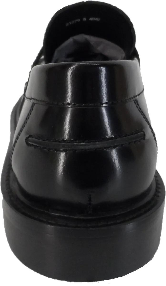 ikon Original Black Quad Punch Retro,Ska,Northern Soul Tassel Loafers