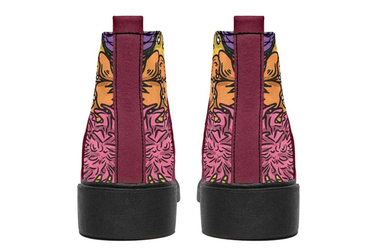 Illustrated Beagle Neat Vibe Boots