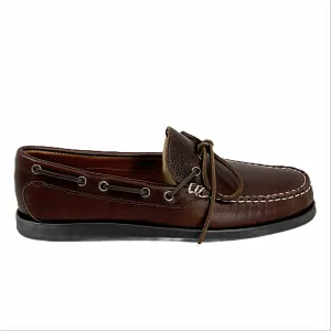 In Stock Men’s Canoe Shoe: Brown Pebble