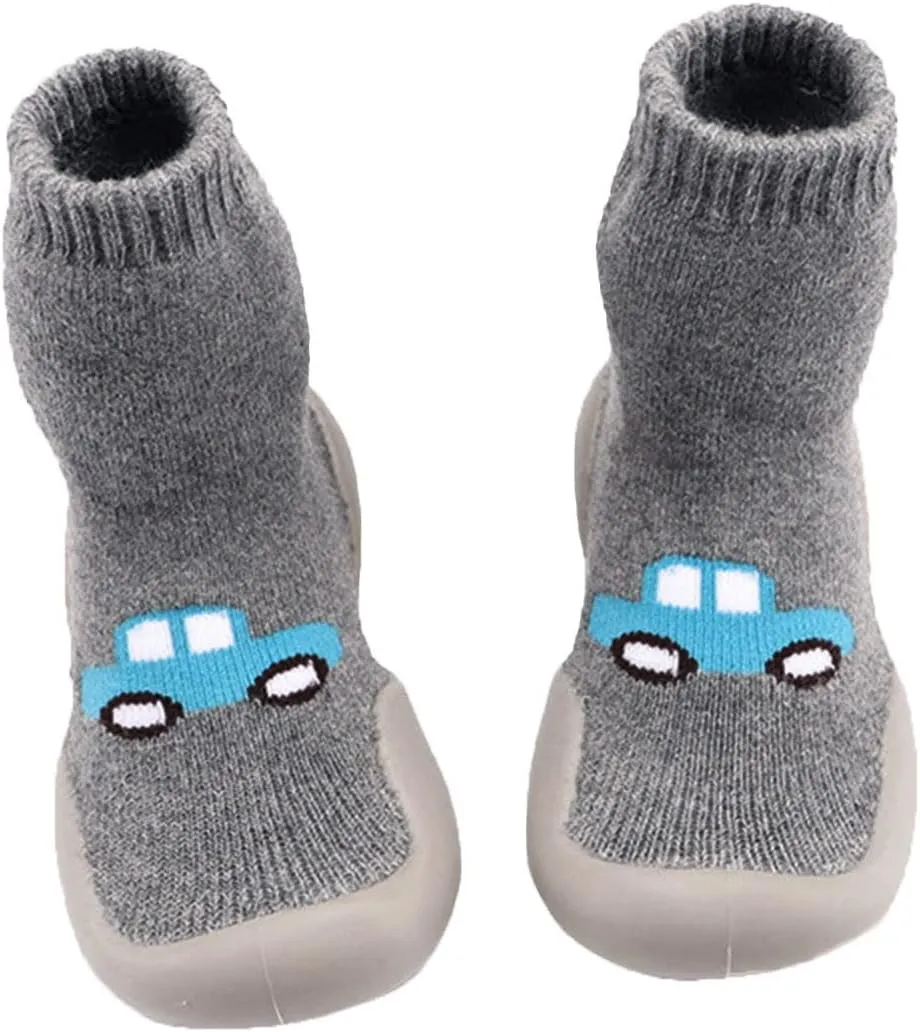 Infant Shoes,Casual Socks Toddler Baby Soft First Indoor Cartoon Elastic Shoes Infant Walkers Baby Shoes Work Shoes