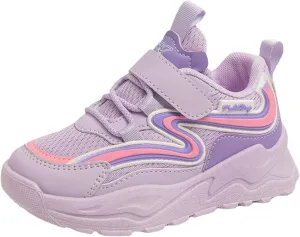 IWIHMIV Girls Tennis Shoes Girls Sneakers Kids Sneakers for Boys Girls Running Tennis Shoes Breathable Sport Athletic Shoes
