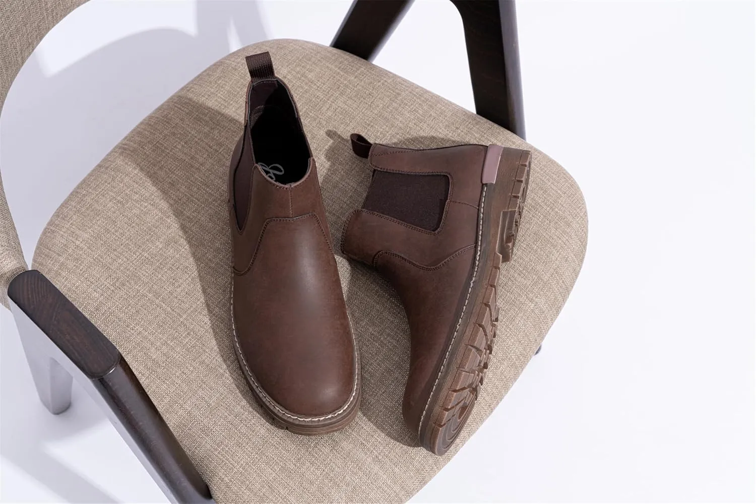 Jousen Men's Boots Casual Mens Slip On Boots Ankle Chelsea Boots for Men