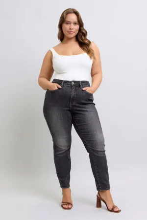 Judy Blue Slim Leg Denim - Black Wash