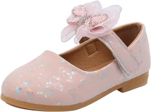 Kids Baby Children Shoes Princess Single Butterfly-Knot Girls Baby Shoes