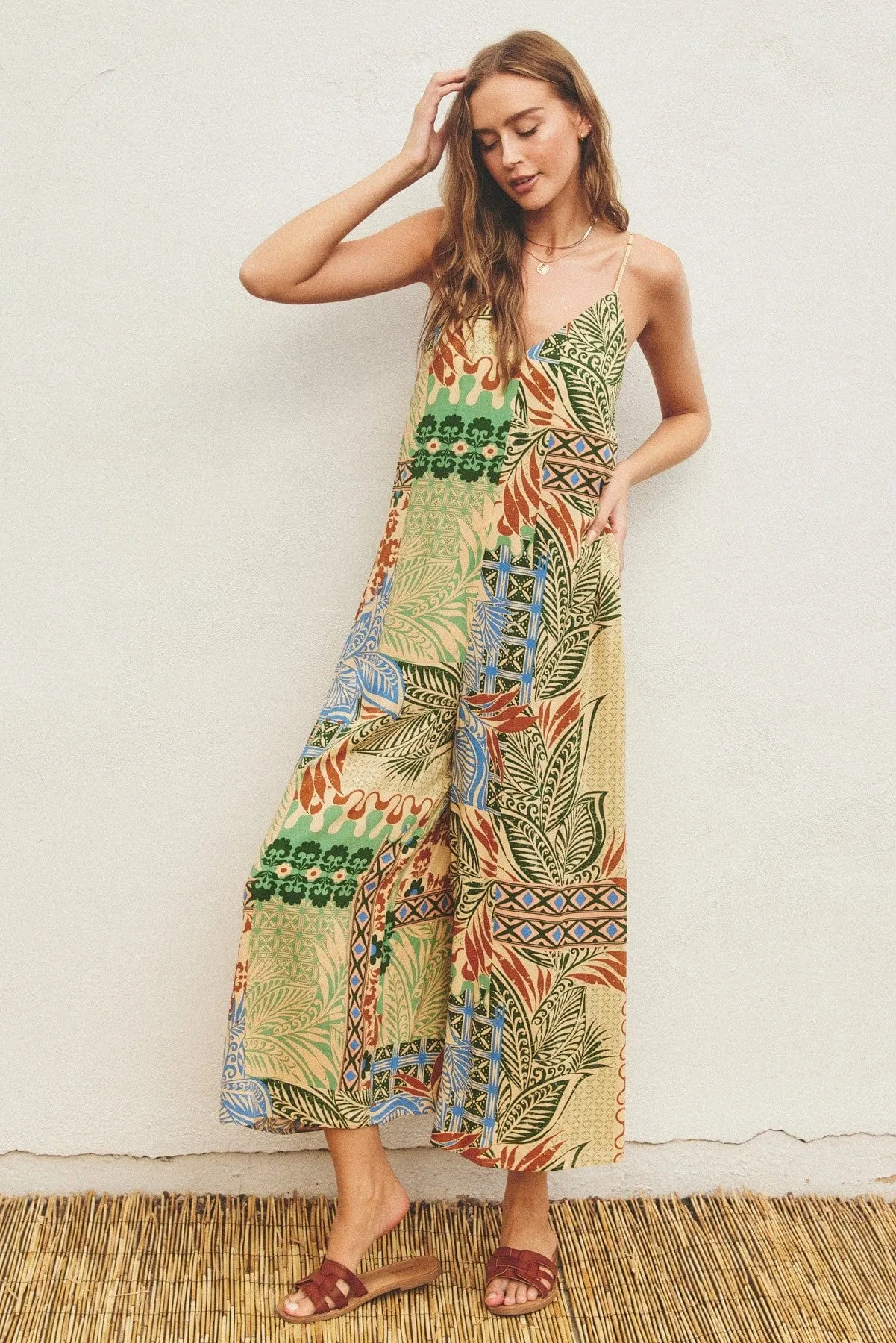 Lisbon Abstract Jumpsuit