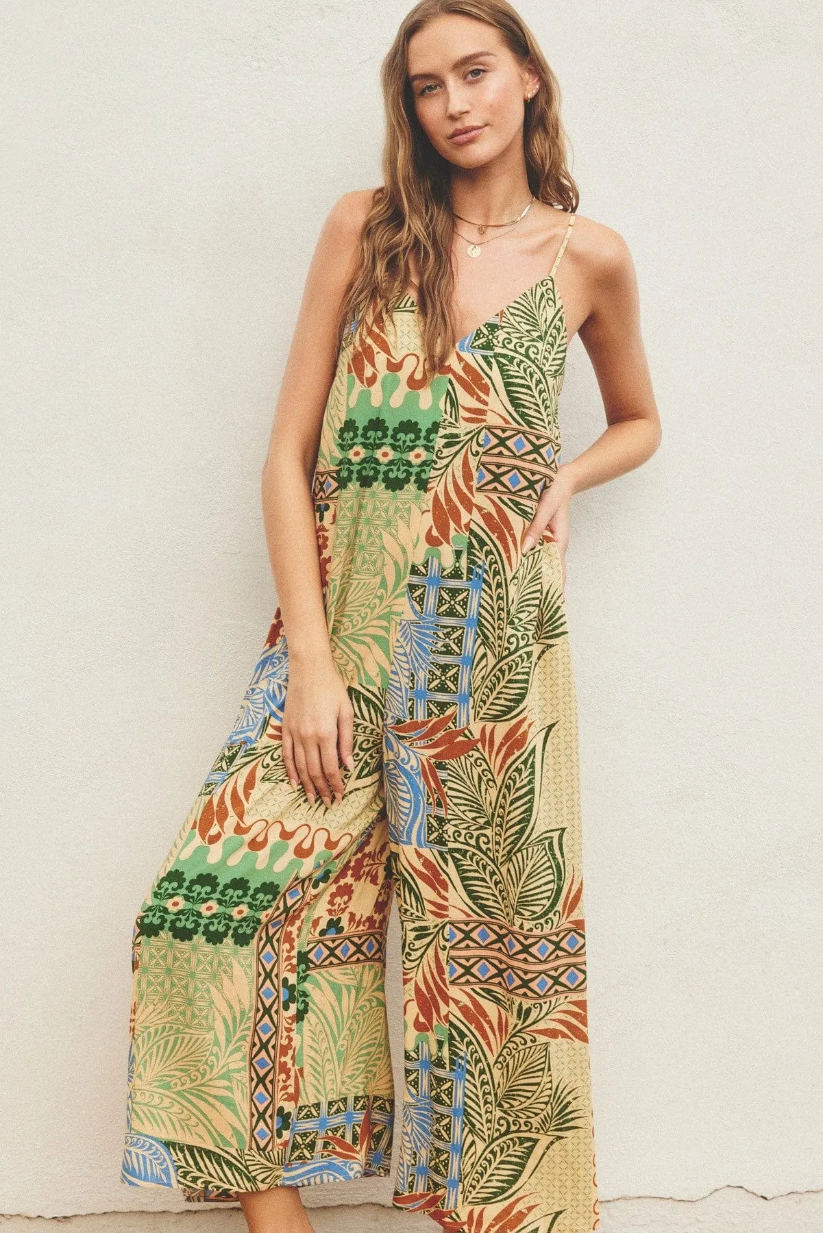 Lisbon Abstract Jumpsuit