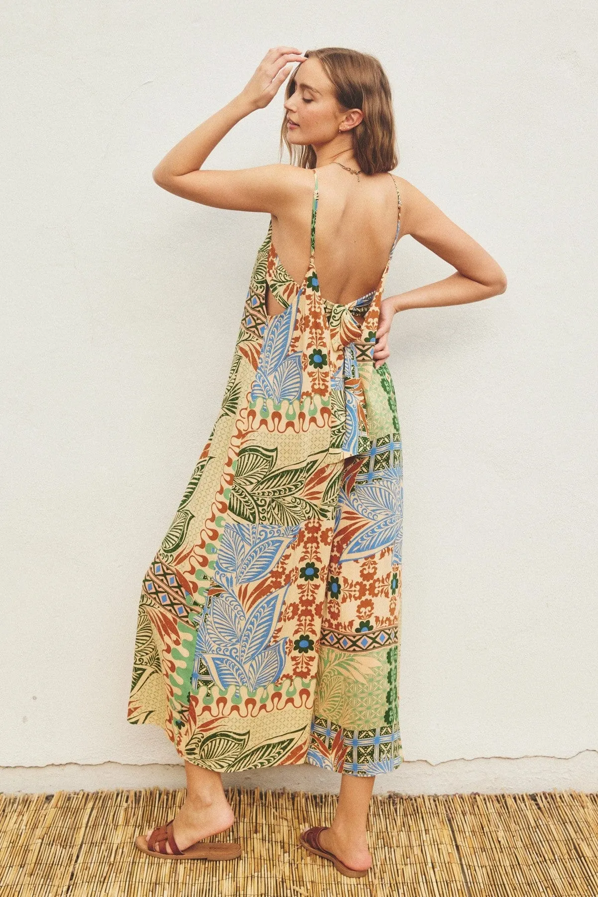 Lisbon Abstract Jumpsuit