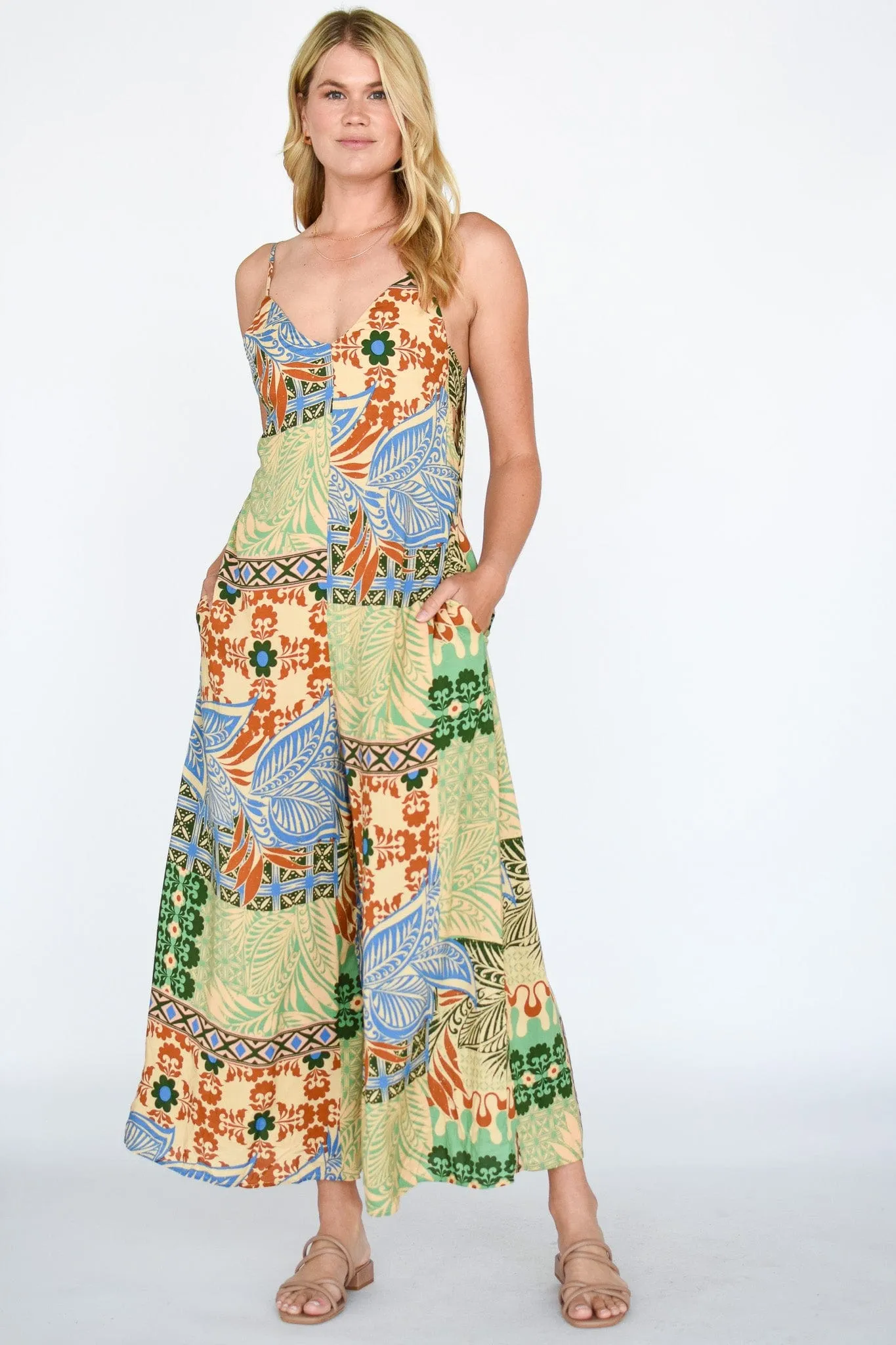 Lisbon Abstract Jumpsuit
