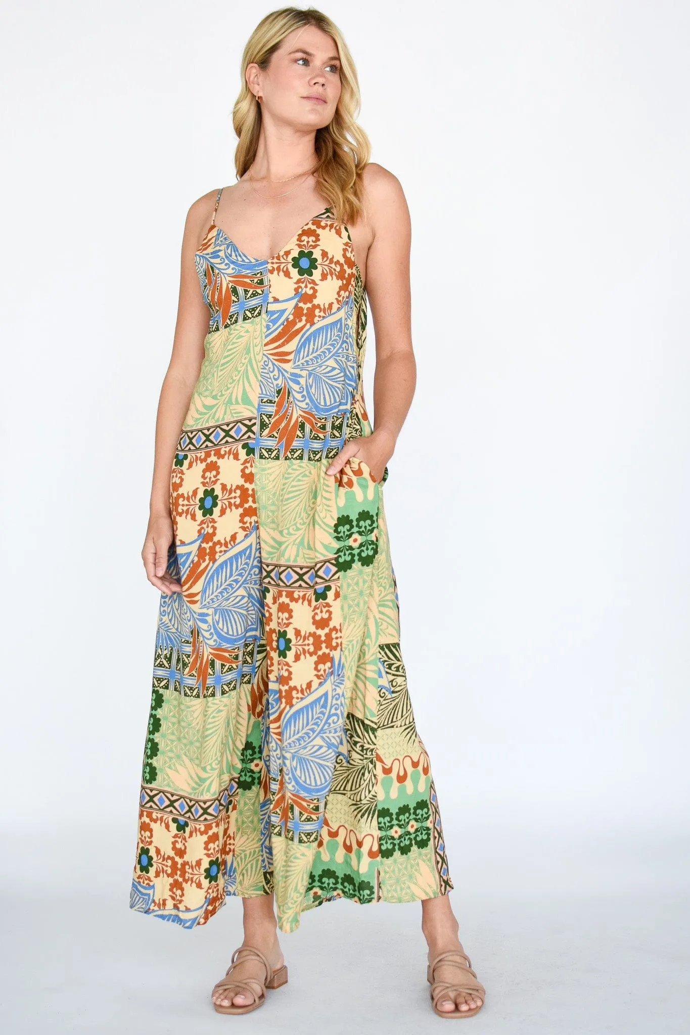 Lisbon Abstract Jumpsuit