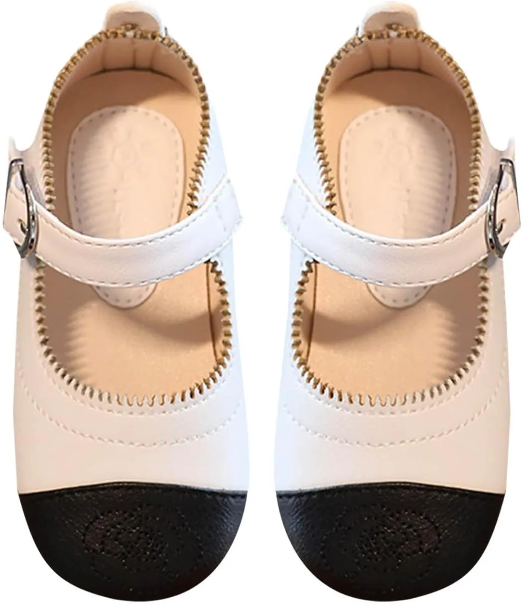 Little Toddler Girls Dress Shoes Ballerina Ballet Flat Kids Mary Jane for Wedding Part Kids School Shoes