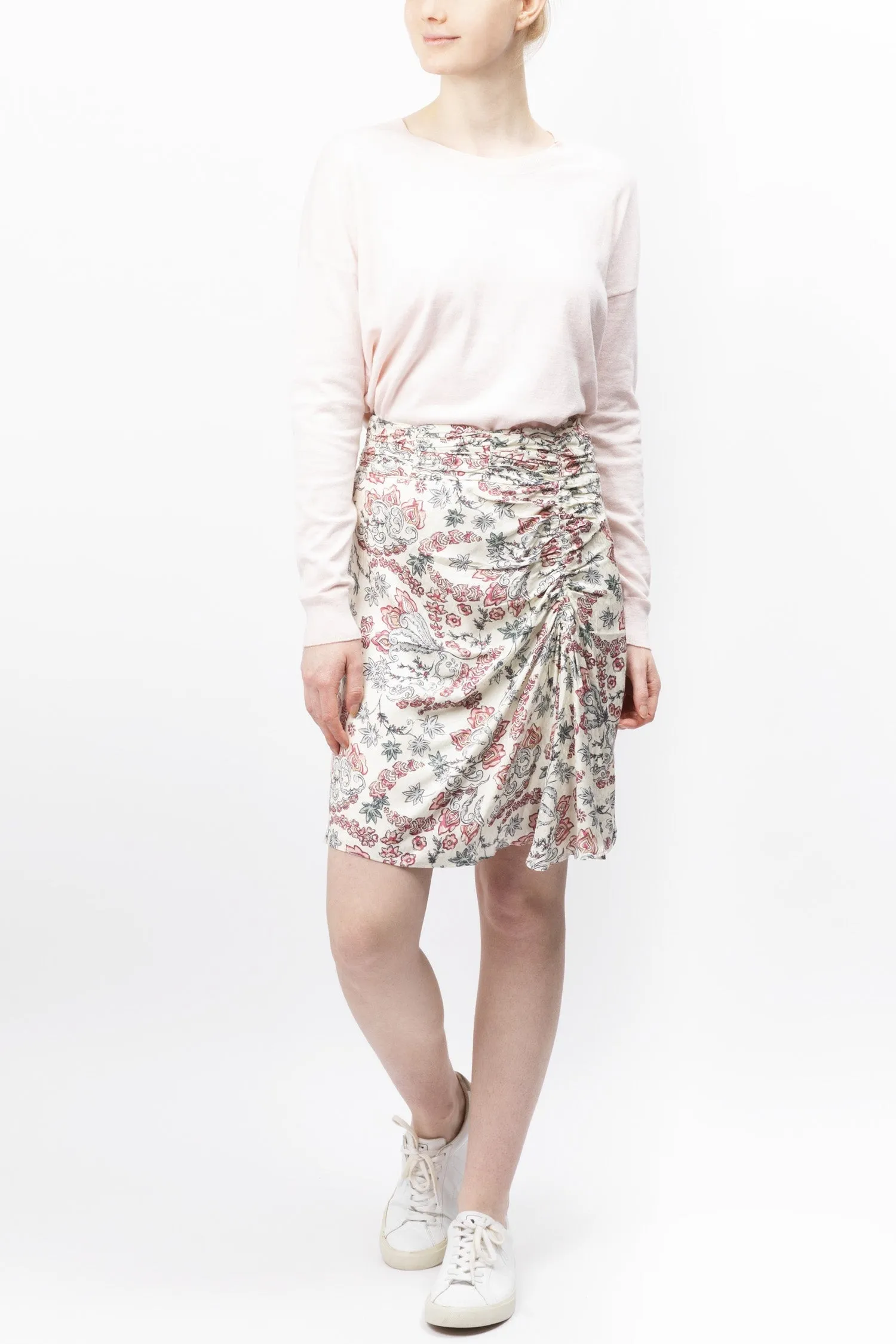 Long Sleeved Cotton And Cashmere Blend Sweater