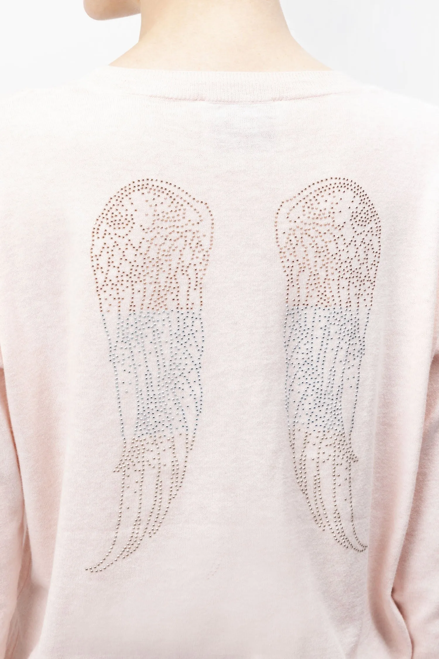 Long Sleeved Cotton And Cashmere Blend Sweater