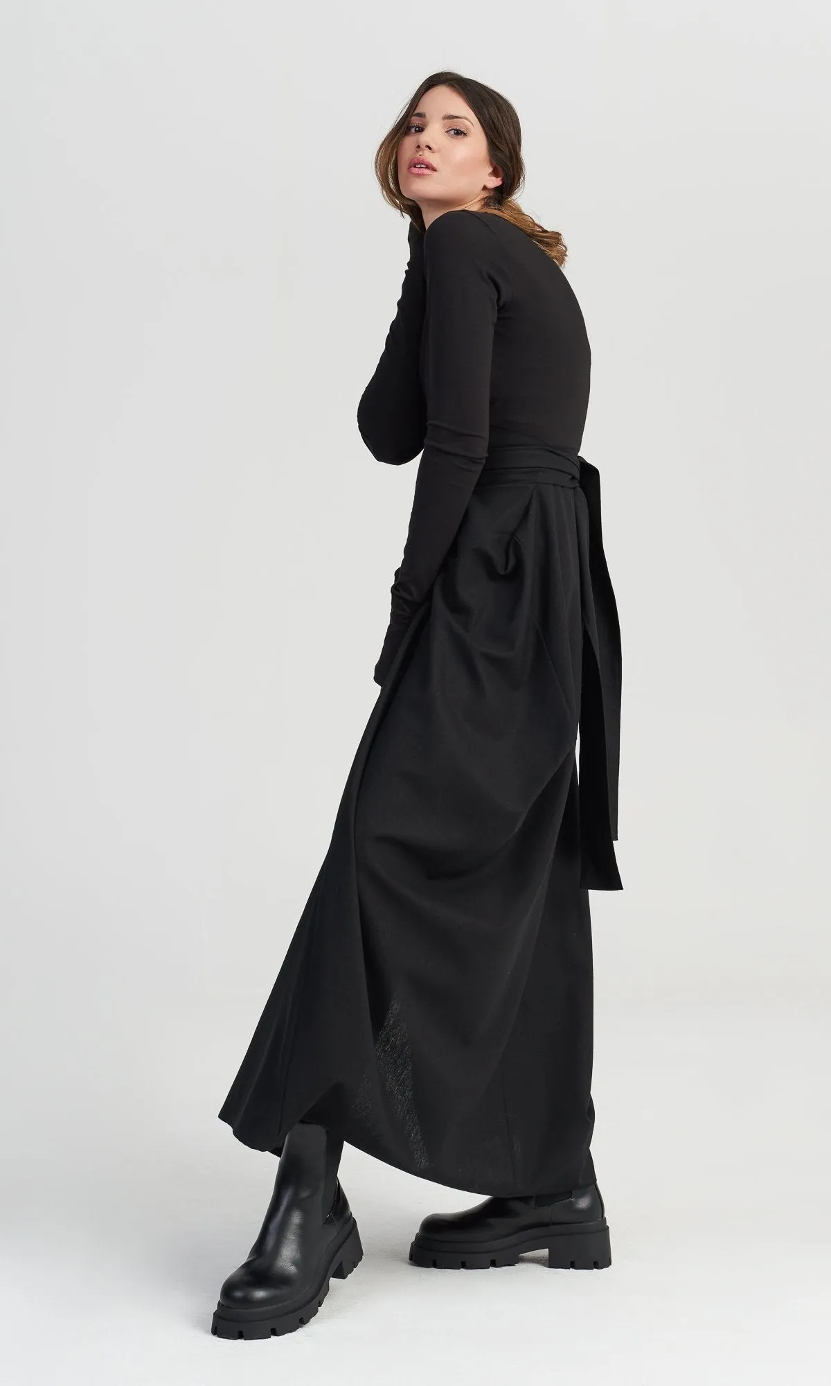 Maxi Dress with Belt