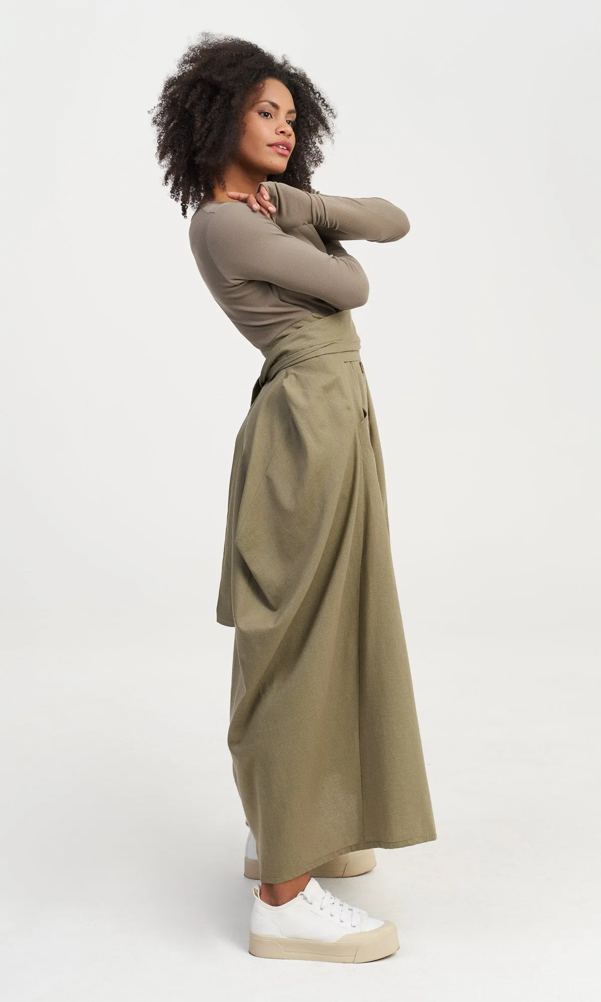 Maxi Dress with Belt