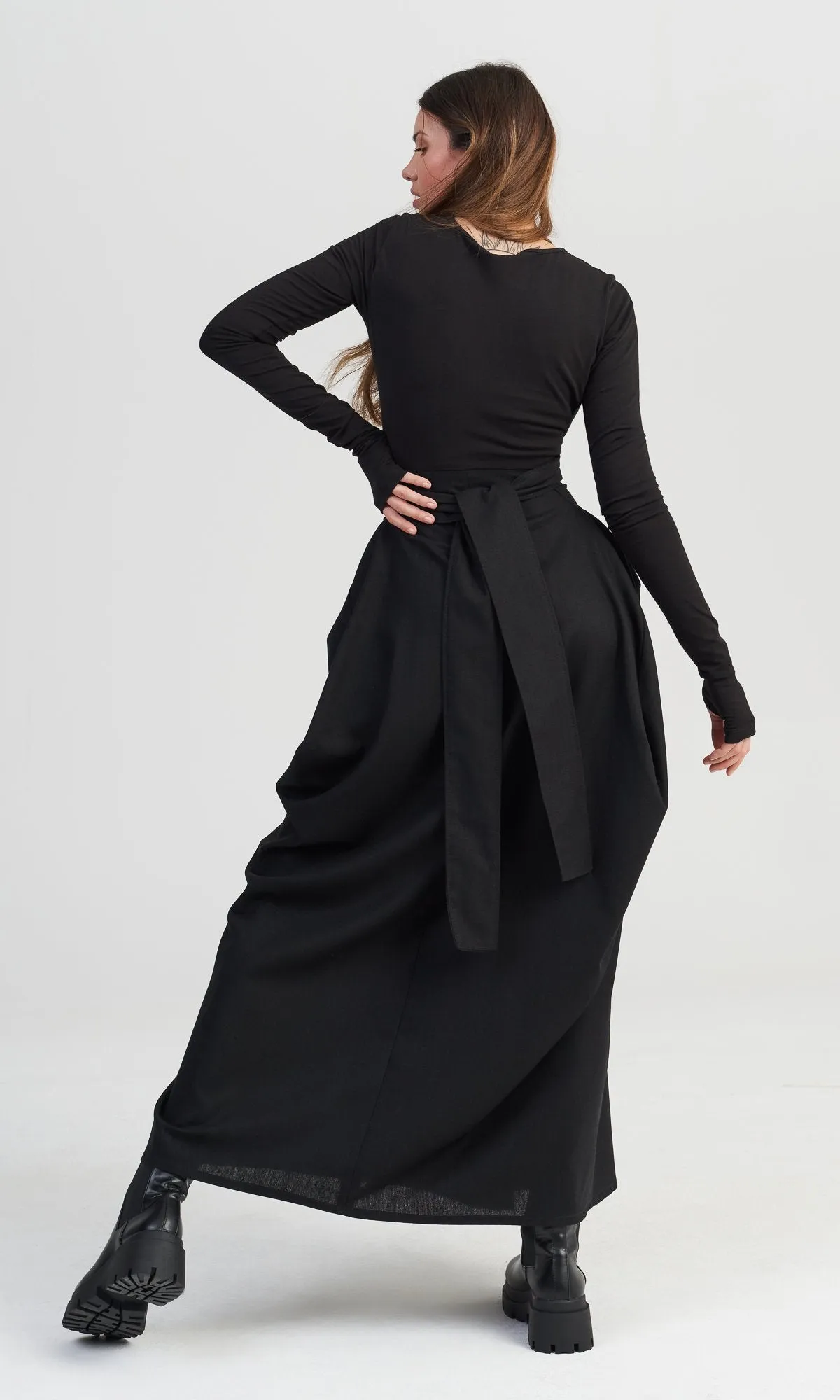 Maxi Dress with Belt