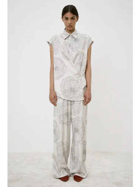 MEIMEIJ - FLORAL PRINT PULL ON PANT