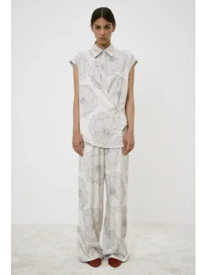 MEIMEIJ - FLORAL PRINT PULL ON PANT