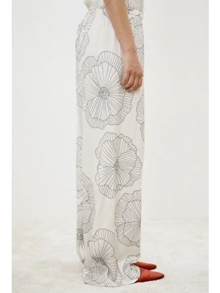 MEIMEIJ - FLORAL PRINT PULL ON PANT