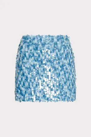 Modern Mini Sequins Skirt