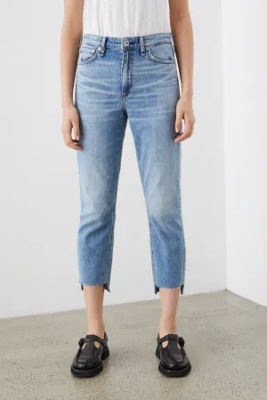 Nina High-Rise Shorty Cigarette Jeans
