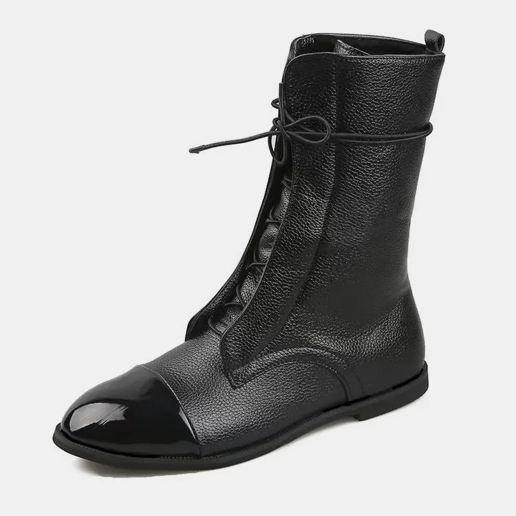 NoirPoint Lace Up Boots