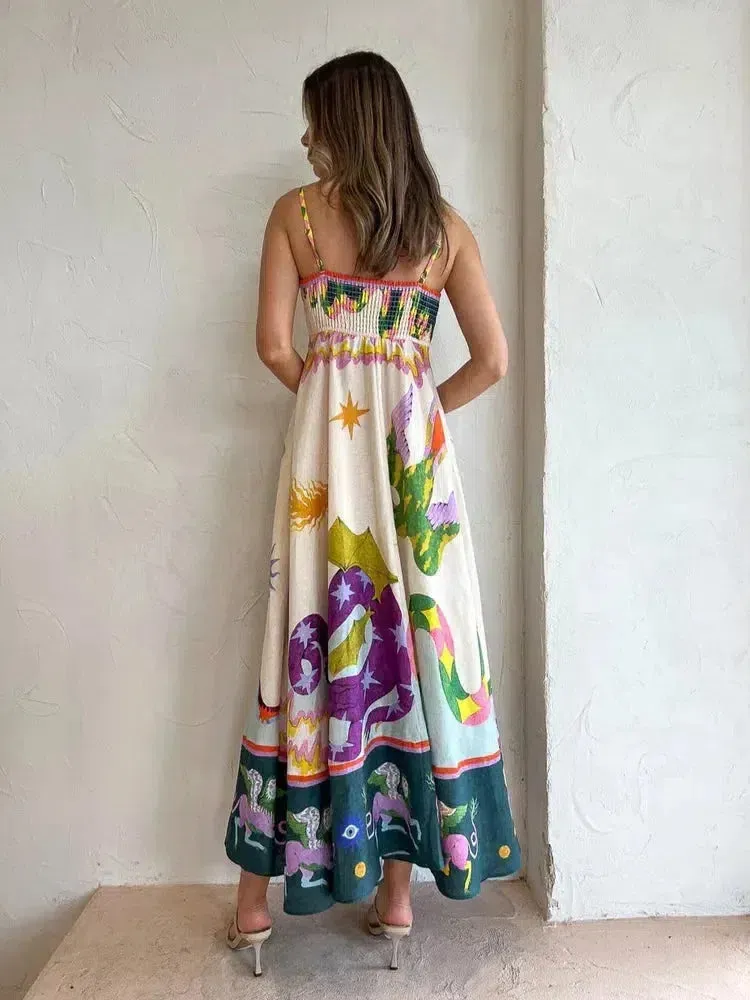 Ombretta – Fun print – Cami dress