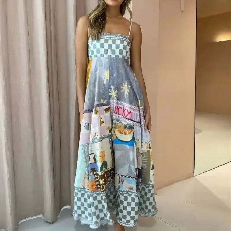 Ombretta – Fun print – Cami dress
