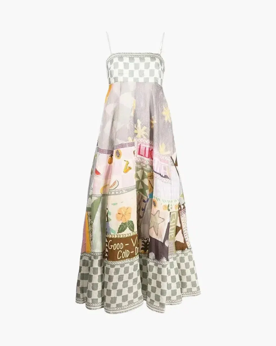 Ombretta – Fun print – Cami dress