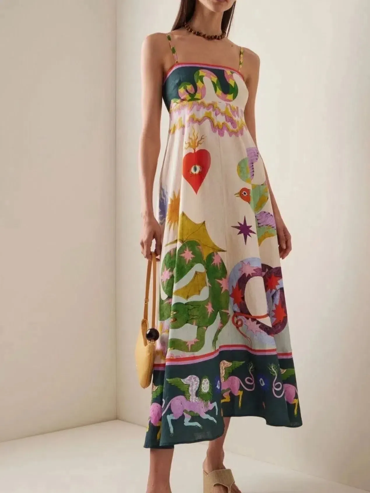 Ombretta – Fun print – Cami dress