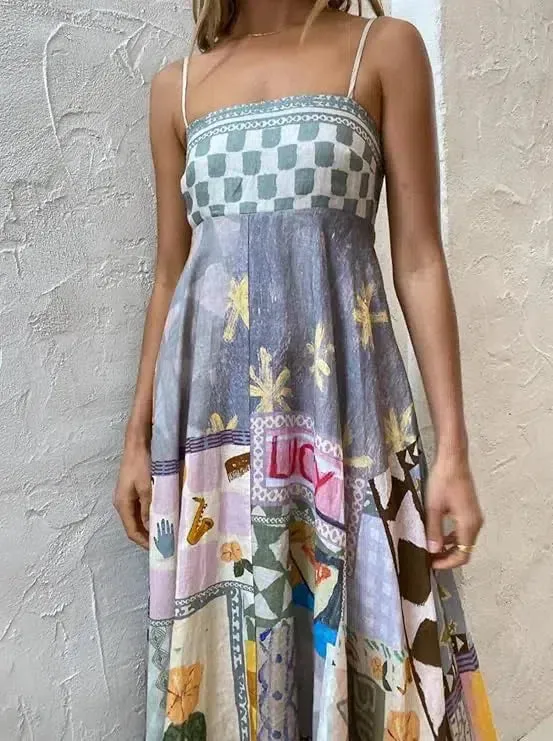 Ombretta – Fun print – Cami dress