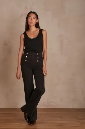 OXAN BLACK TROUSERS