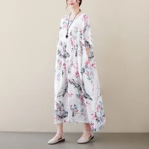 Pure Liberty Oversized Midi Dress
