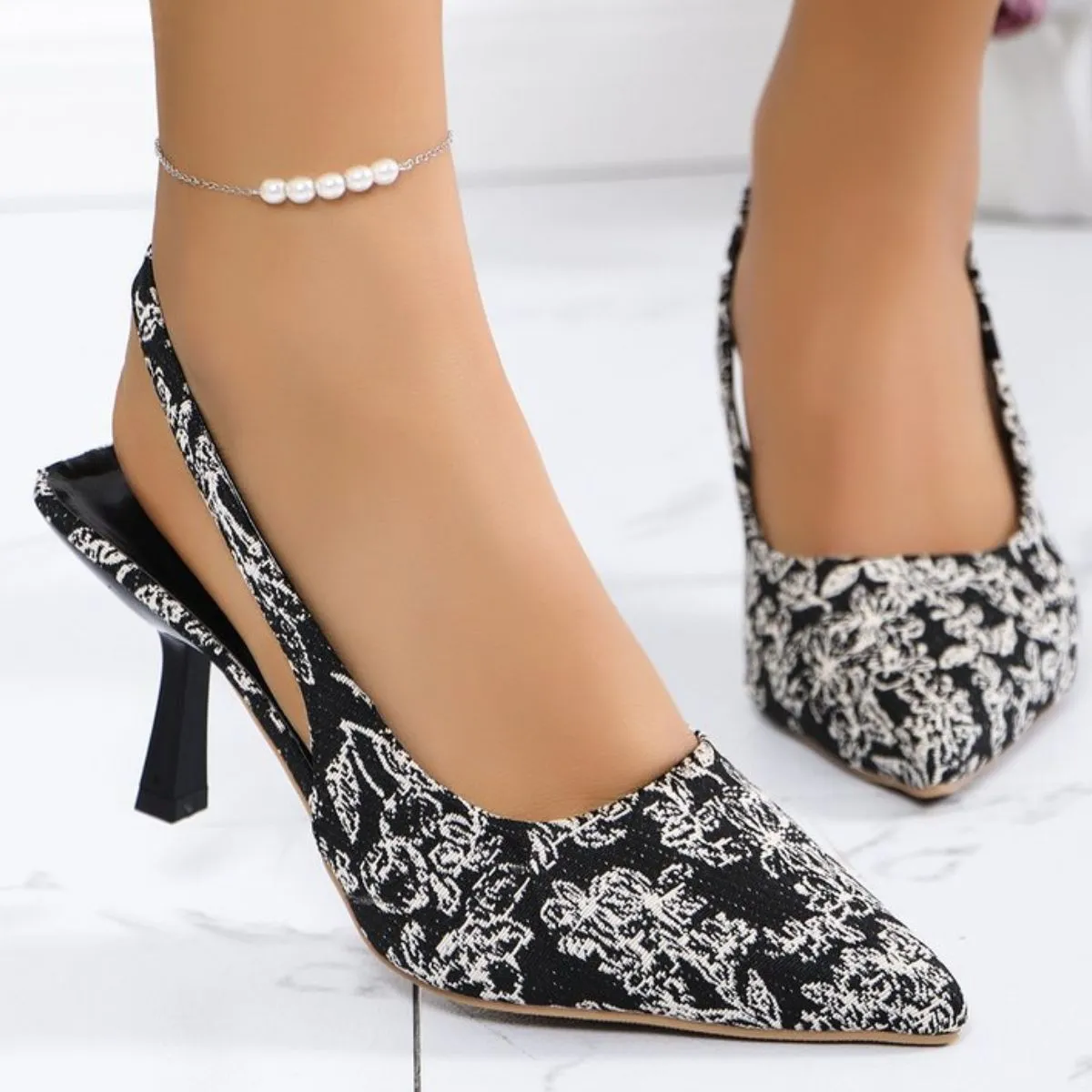 Rylee Floral Heels