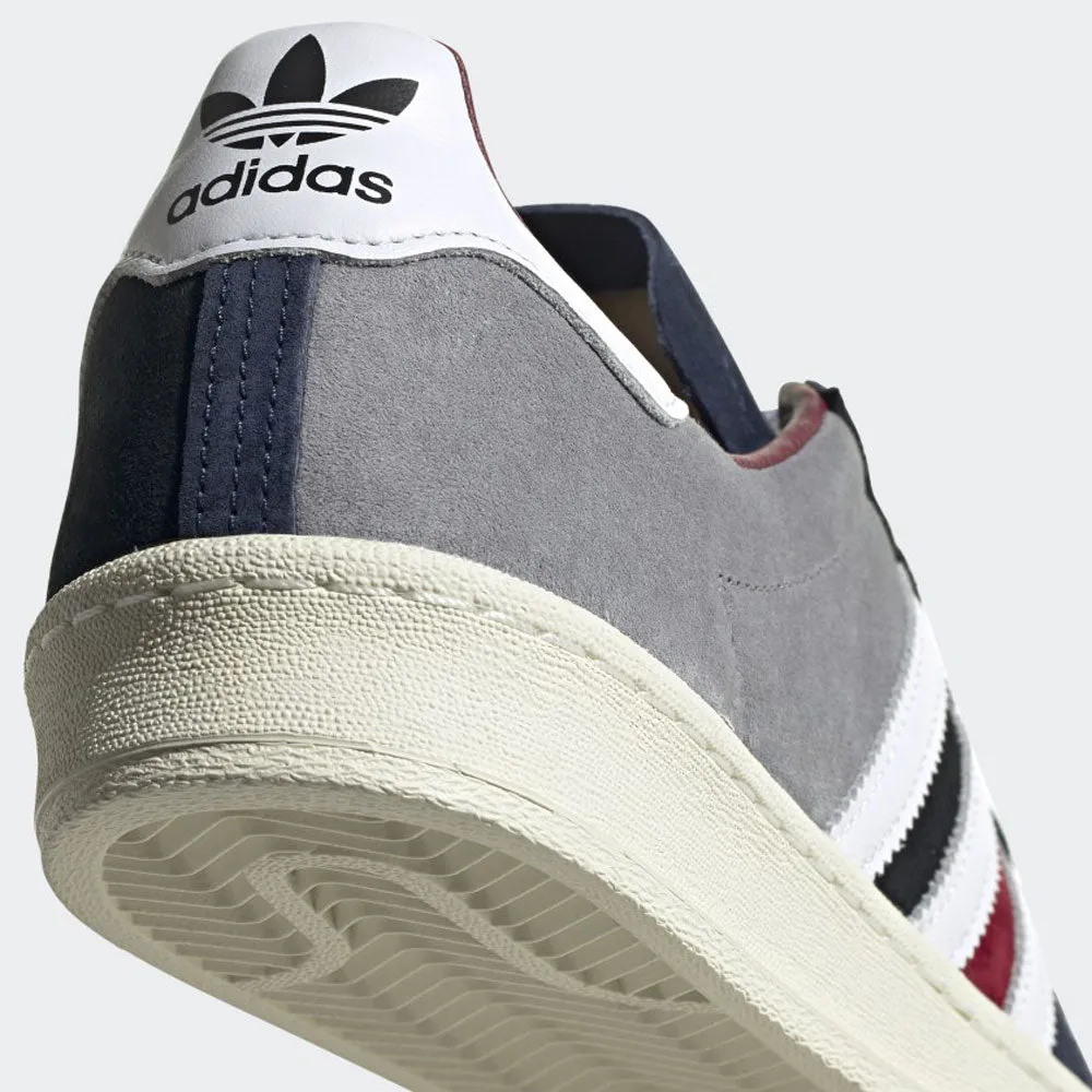 Scarpe Uomo ADIDAS Sneakers linea Campus 80s colore Burgundy White e Navy