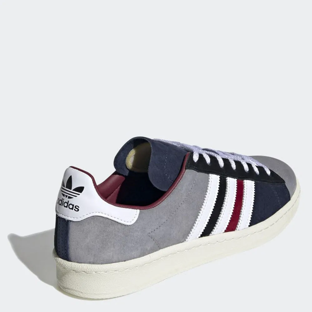 Scarpe Uomo ADIDAS Sneakers linea Campus 80s colore Burgundy White e Navy