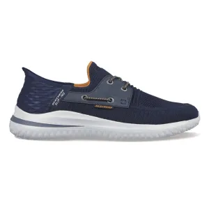Skechers Men's Delson 3.0 - Roth Hands-Free Slip On Navy