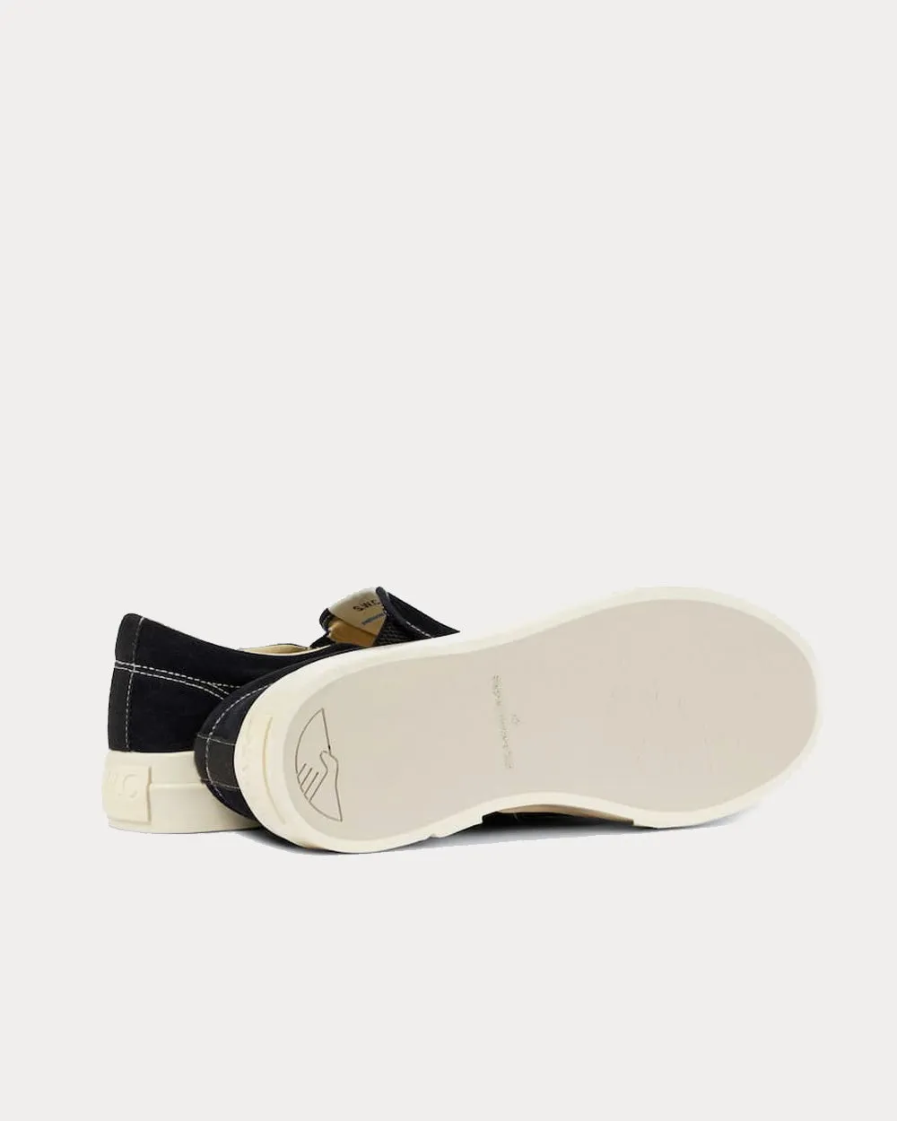 Suede Black Slip On Sneakers