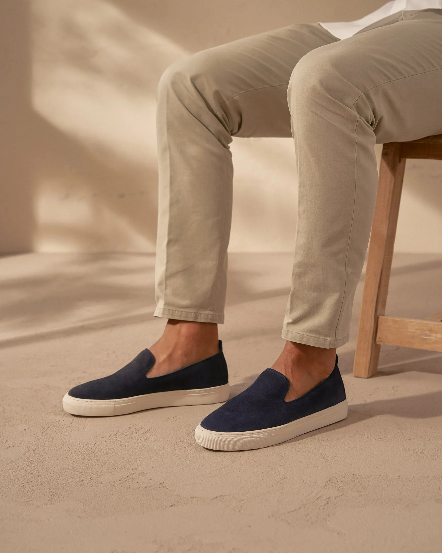 Suede Slip-On - K15SP - Hamptons Patriot Blue