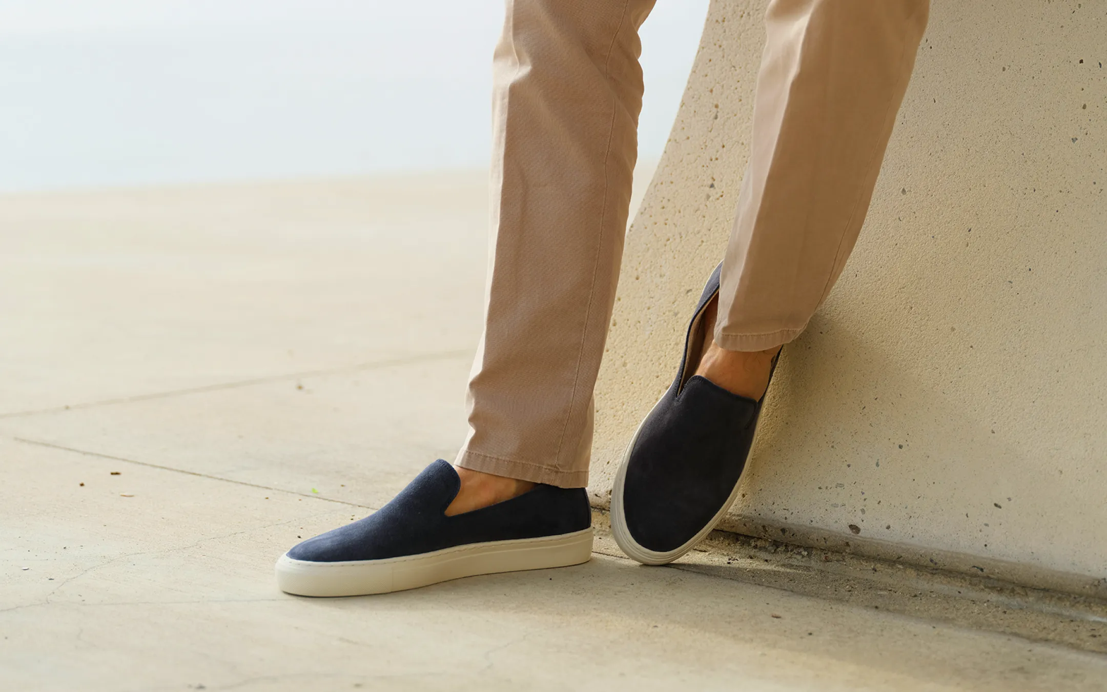 Suede Slip-On - K15SP - Hamptons Patriot Blue