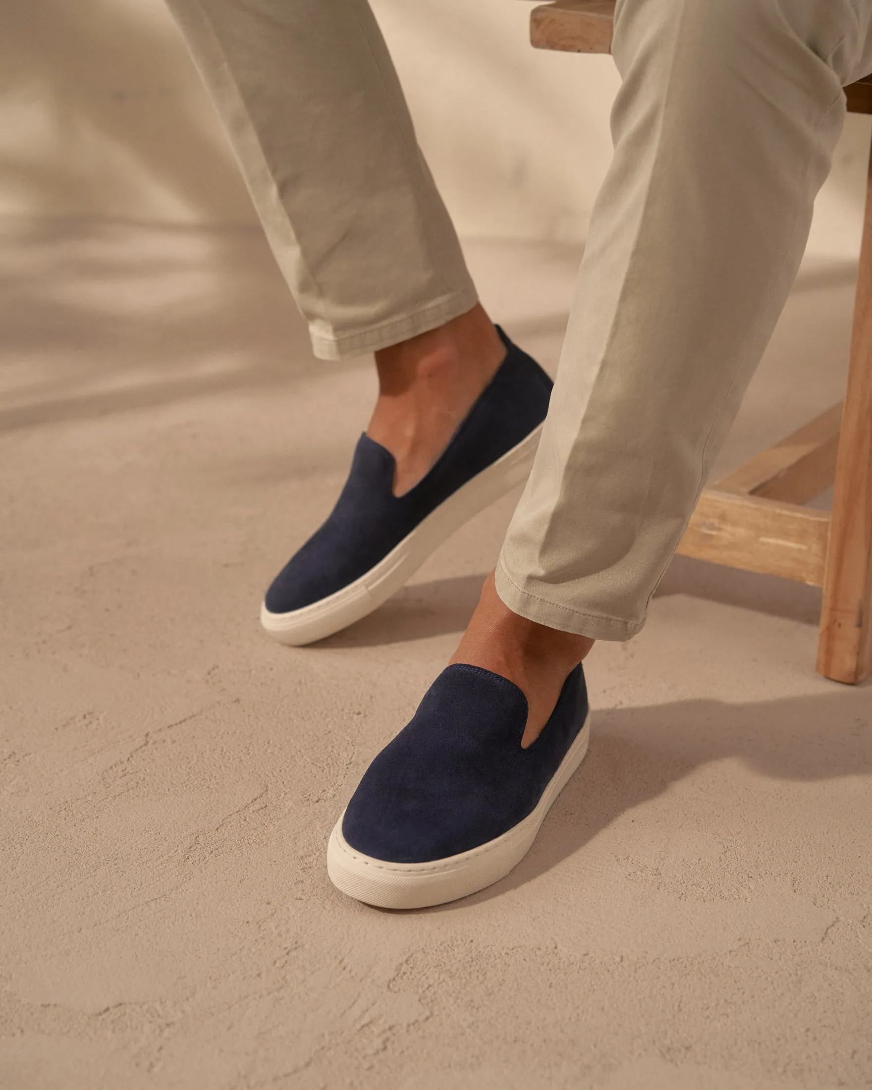 Suede Slip-On - K15SP - Hamptons Patriot Blue