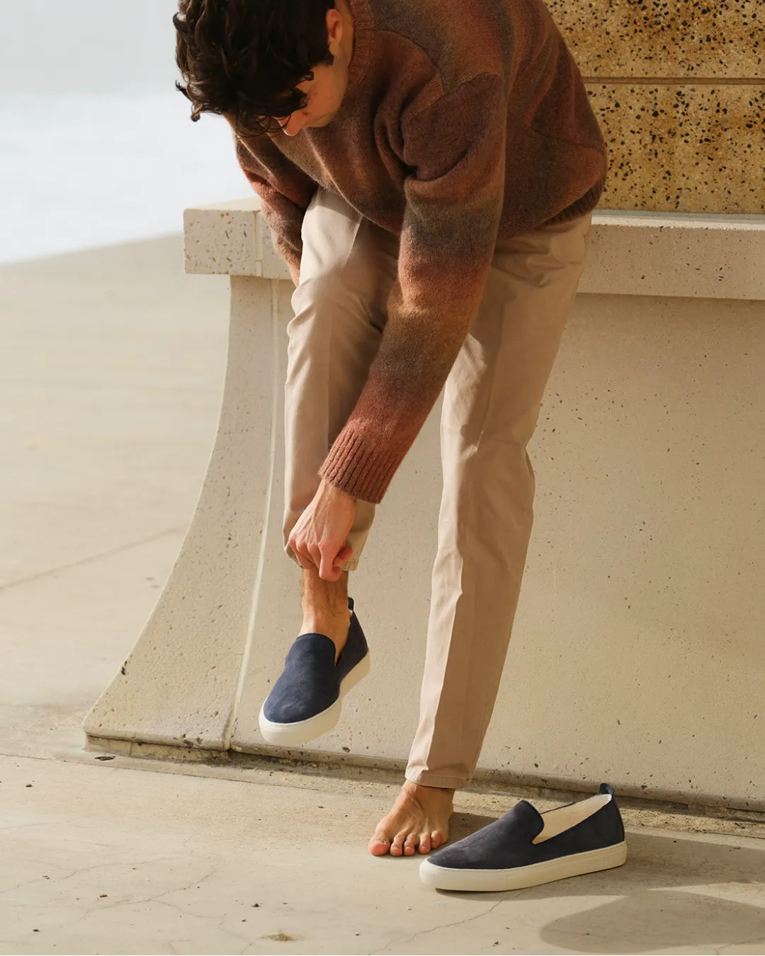Suede Slip-On - K15SP - Hamptons Patriot Blue