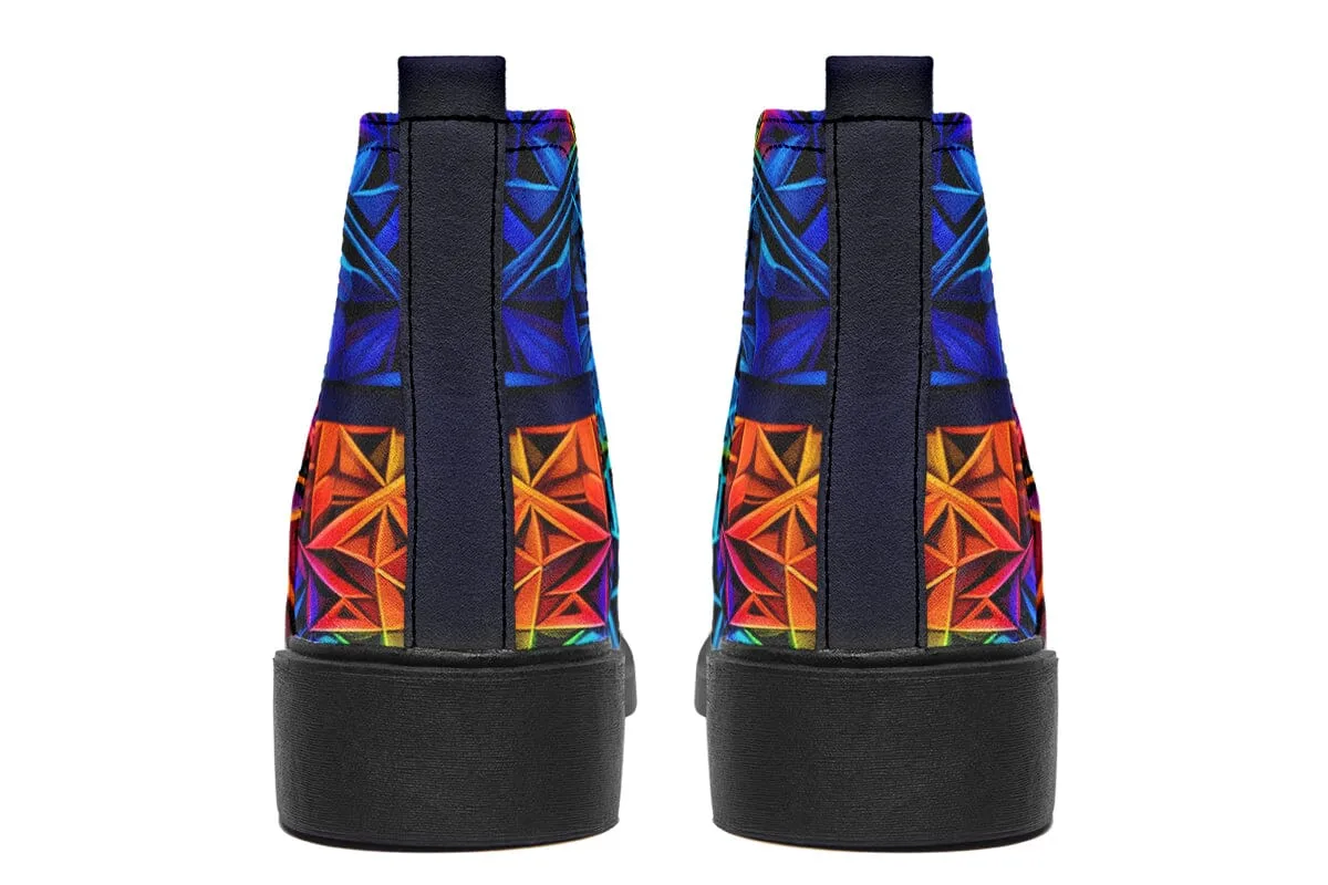 Symmetry Patches Neat Vibe Boots