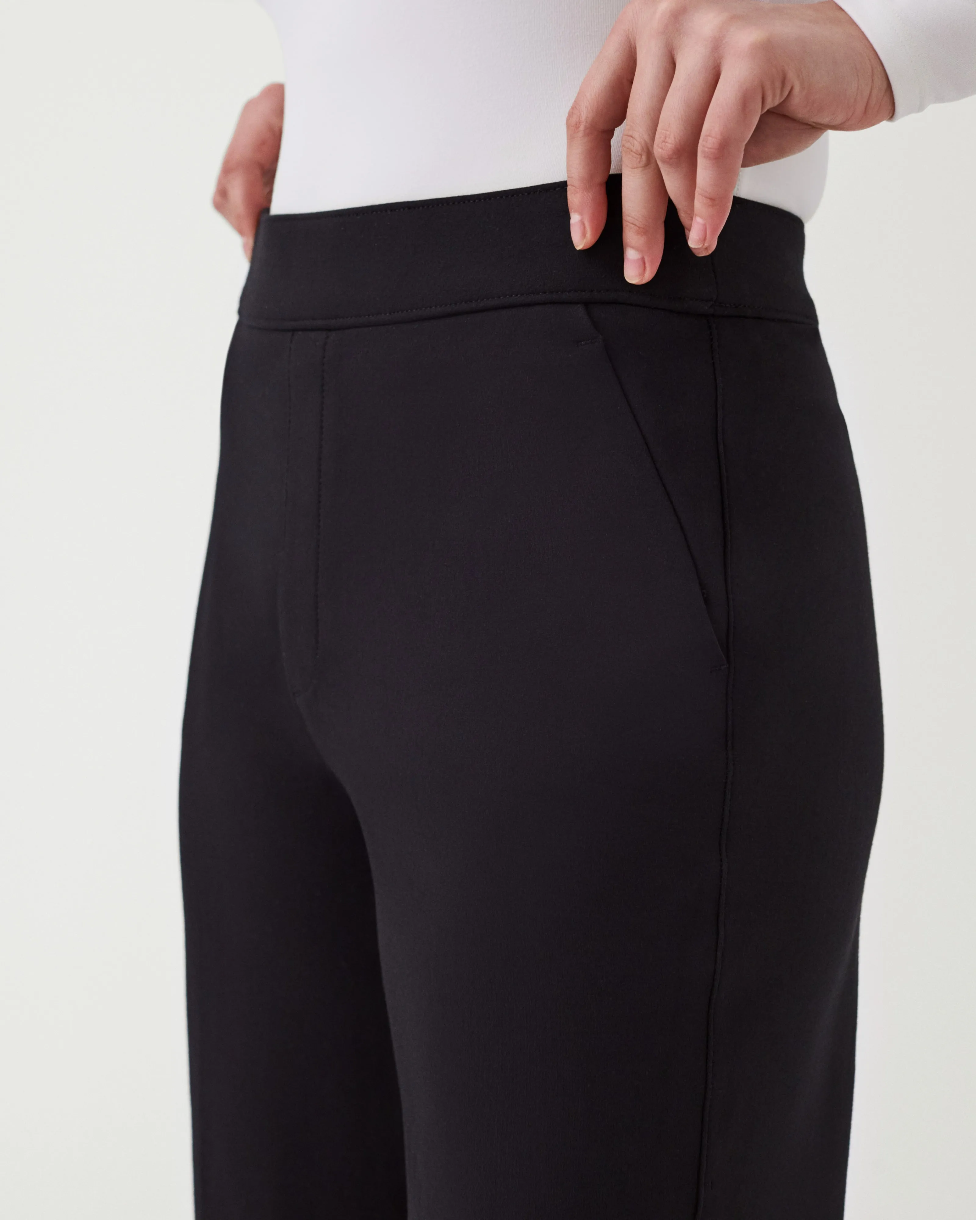 The Perfect Pant Wide Leg - Black | Spanx - Clearance