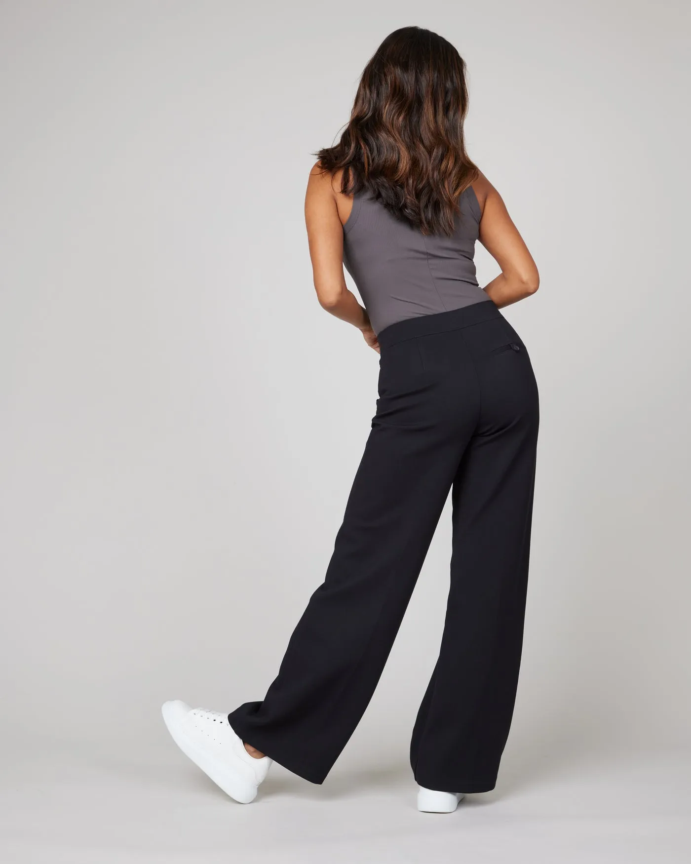 The Perfect Pant Wide Leg - Black | Spanx - Clearance